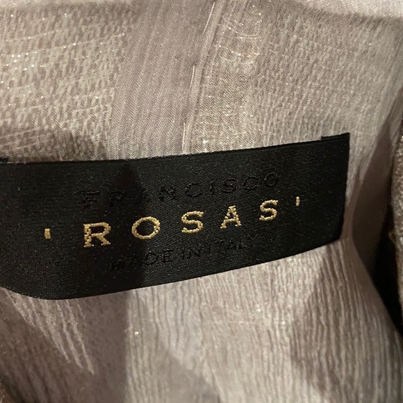 Francesca Rosa metallic silver jacket Y2K vintage - Picture 7 of 7